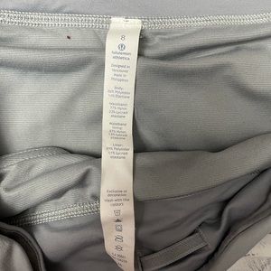 Grey/patterned lulu shorts